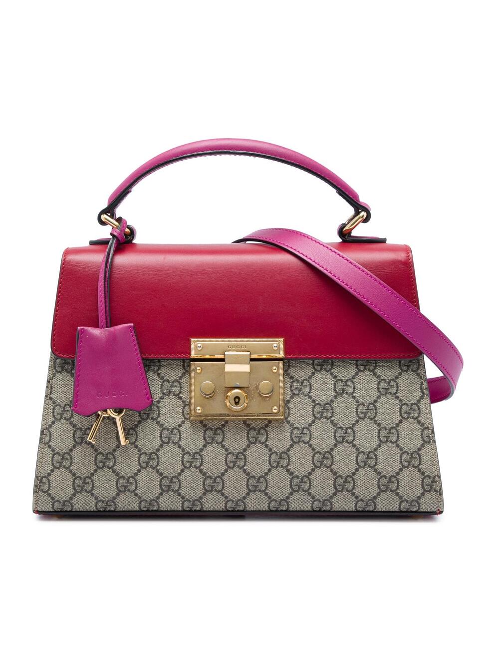 Gucci Small Gg Supreme Padlock Satchel #338244G97B